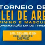 ultimos dias para inscricao no torneio de volei masculino e feminino em caio prado itapiuna