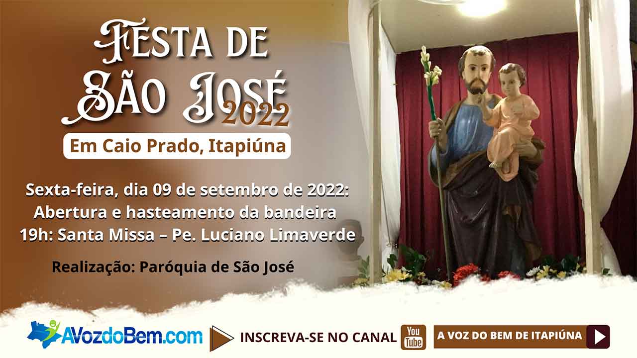 Abertura da Festa de São José em Caio Prado, Itapiúna – 09/09/2022