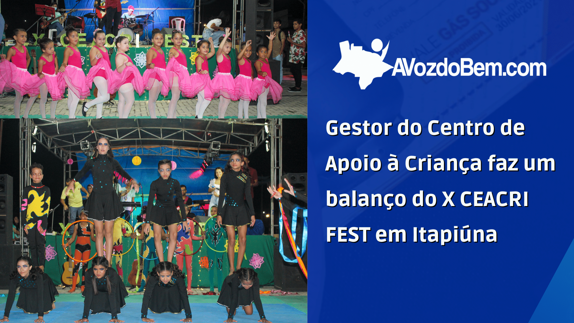 gestor do centro de apoio à criança faz um balanço do x ceacri fest em itapiúna fgdgf