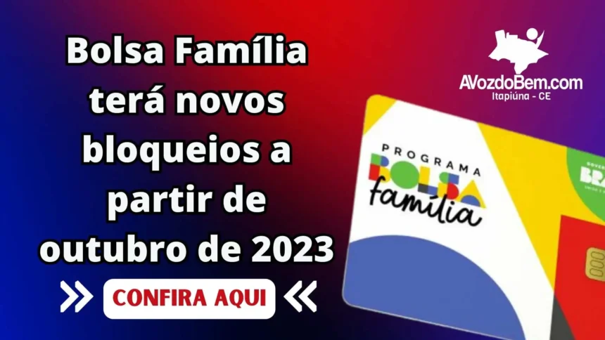 Alerta para beneficiários: Novos bloqueios no Bolsa Família em outubro de 2023