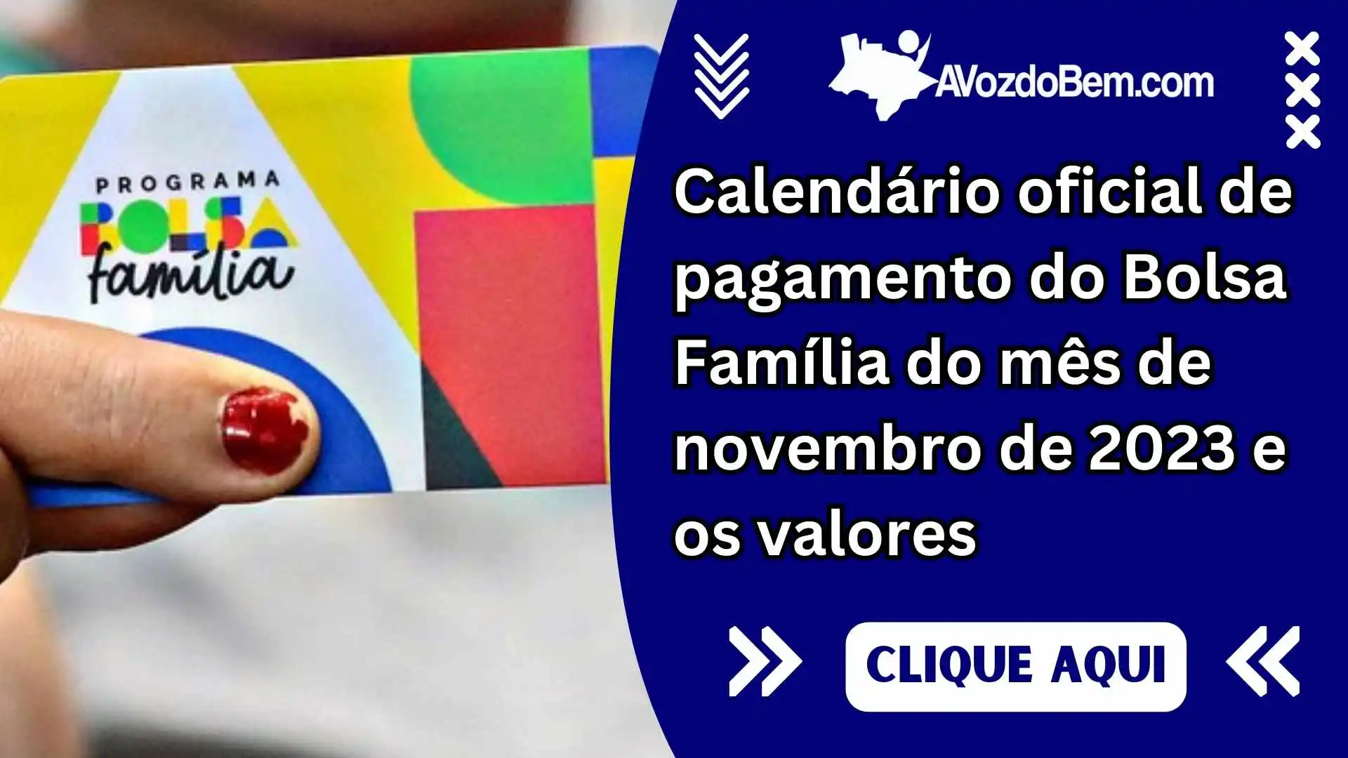 Calendário Oficial De Pagamento Do Bolsa Família Do Mês De Novembro De 2023 E Os Valores 4832