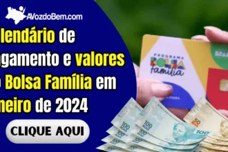 Bolsa Família: calendário e valores de janeiro de 2024