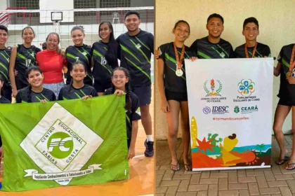 Jovens talentos do vôlei de Itapiúna se classificam para Etapa Estadual dos Jogos Escolares 2024