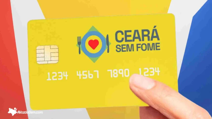 Nova parcela do Cartão Ceará Sem Fome disponível em agosto de 2024