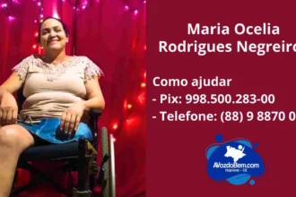 Uma Nova Esperança para Maria Ocelia: participe da campanha para a aquisição de sua prótese de perna