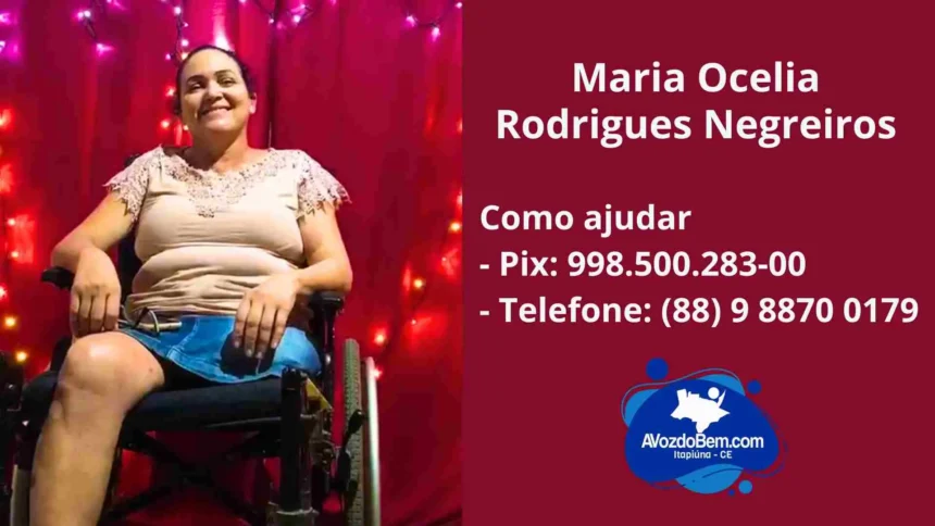 Uma Nova Esperança para Maria Ocelia: participe da campanha para a aquisição de sua prótese de perna