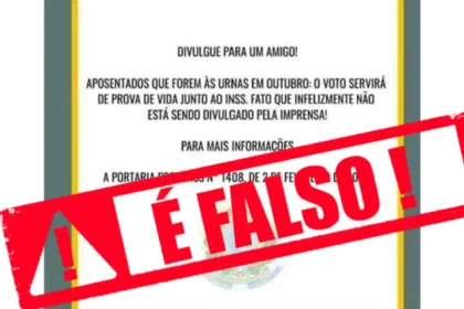 Fake News: Comprovante de votação ainda não vale como prova de vida