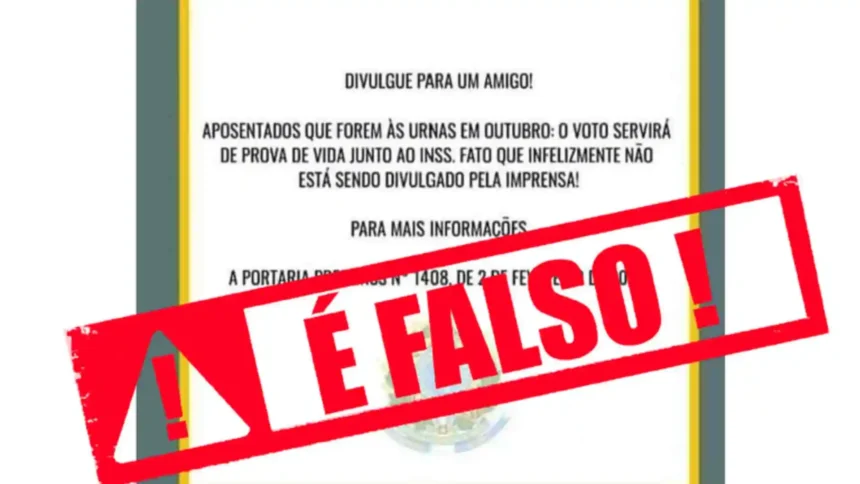 Fake News: Comprovante de votação ainda não vale como prova de vida