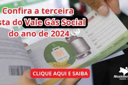 Confira a terceira lista do Vale Gás Social do ano de 2024