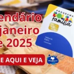 Calendário de pagamento do Bolsa Família para janeiro de 2025