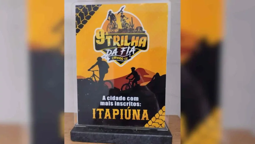 Grupos de ciclismo de Itapiúna conquistam troféu na 9ª Trilha da Fia em Canindé